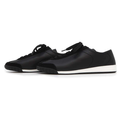 Chanel CC Logo Sneakers Black G45714 Calf Leather suede Size 36