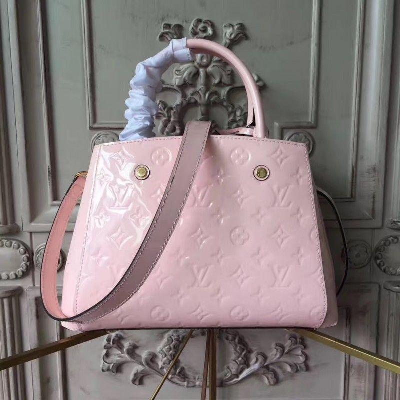 Louis Vuitton Spring Street Monogram Vernis Rose Ballerine