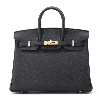 HERMES Birkin Black Togo Leather Size 25