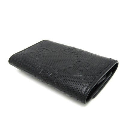 Gucci Gg Embossé Black Leather Wallet