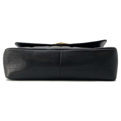 Chanel Mademoiselle ChainShoulder Bag Black Caviar Leather