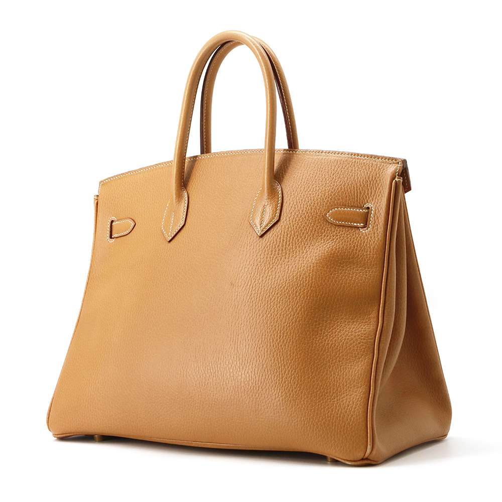 HERMES Birkin Natural Ardennes Leather Size 35