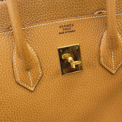 HERMES Birkin Natural Ardennes Leather Size 35