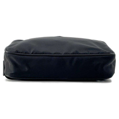 PRADA Logo Crossbody Bag Black 2VL977 Nylon