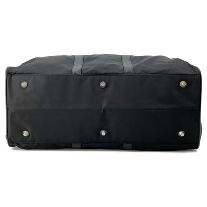 PRADA 2way Travel Bag Black Nylon Leather