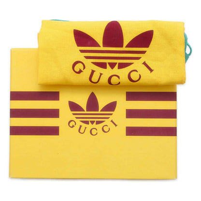 GUCCI GUCCI x adidas Horsebit Shoulder Wallet Red/Navy 702248 Leather