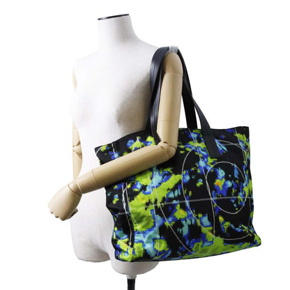 PRADA Tote Bag Black/Multicolor 2VG019 Nylon