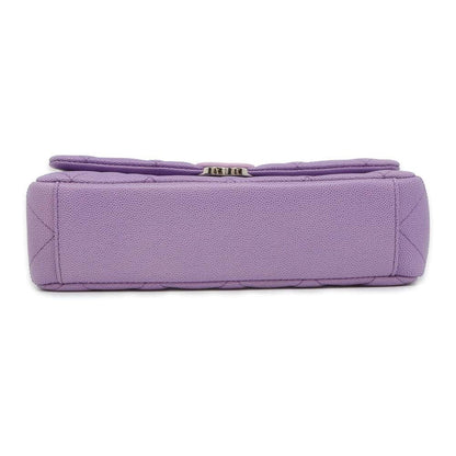 Chanel Matelasse Gradation Shoulder Bag Purple AS4598 Caviar Leather