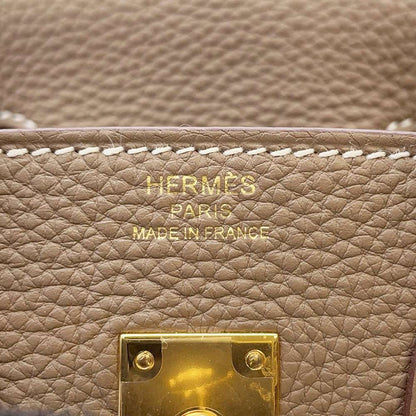 HERMES Birkin Etoupe Togo Leather Size 25