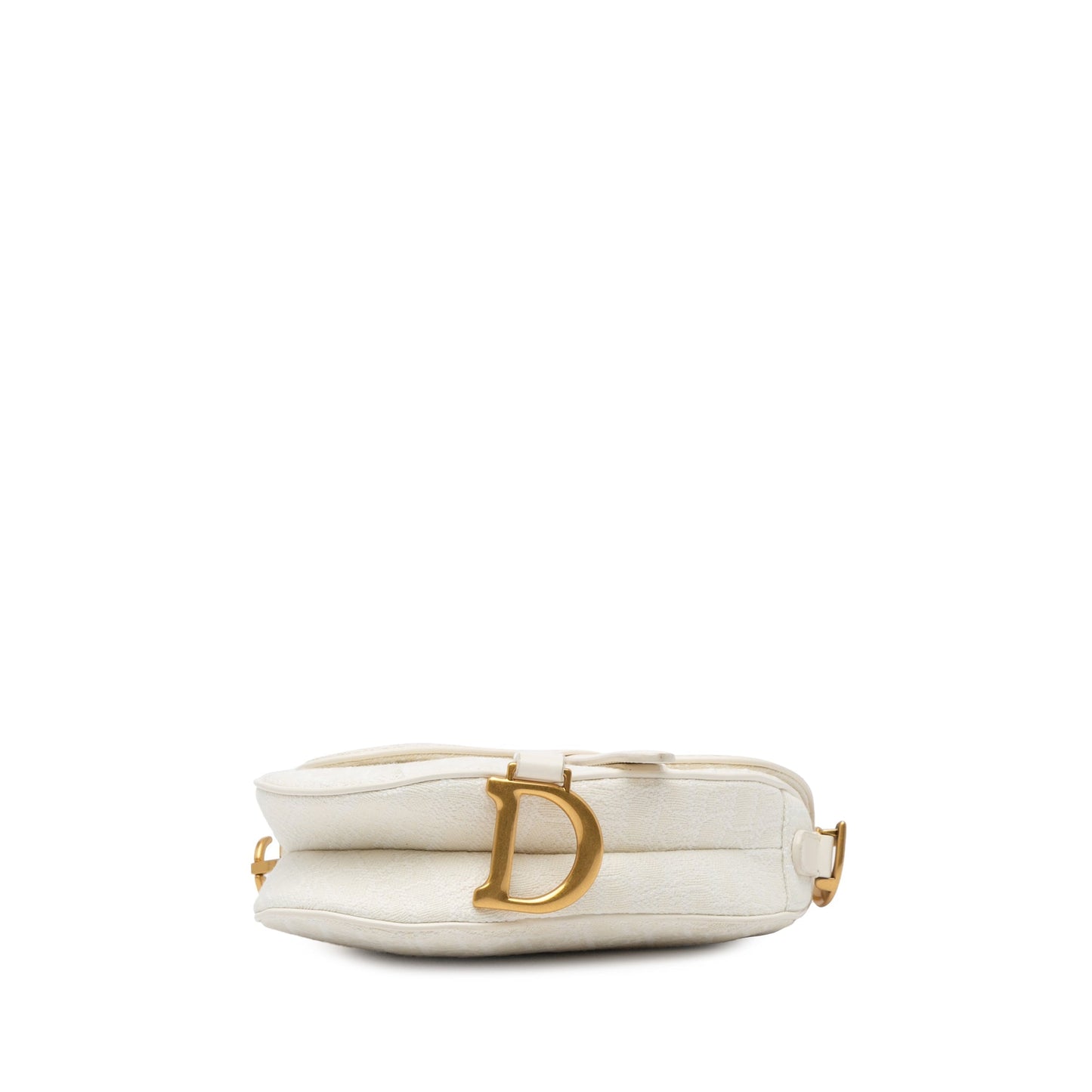 Mini Oblique Canvas Saddle Bag
