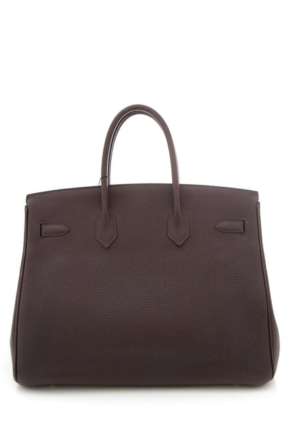 Hermès Chocolate 35 CM Birkin Handbag