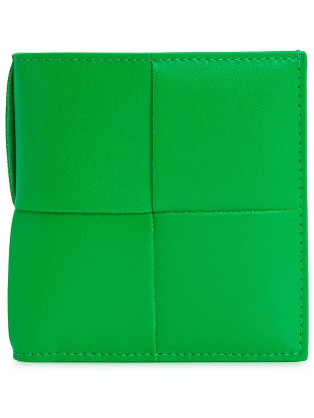 Luxury Bottega Veneta Slim Folder Half Wallet Green
