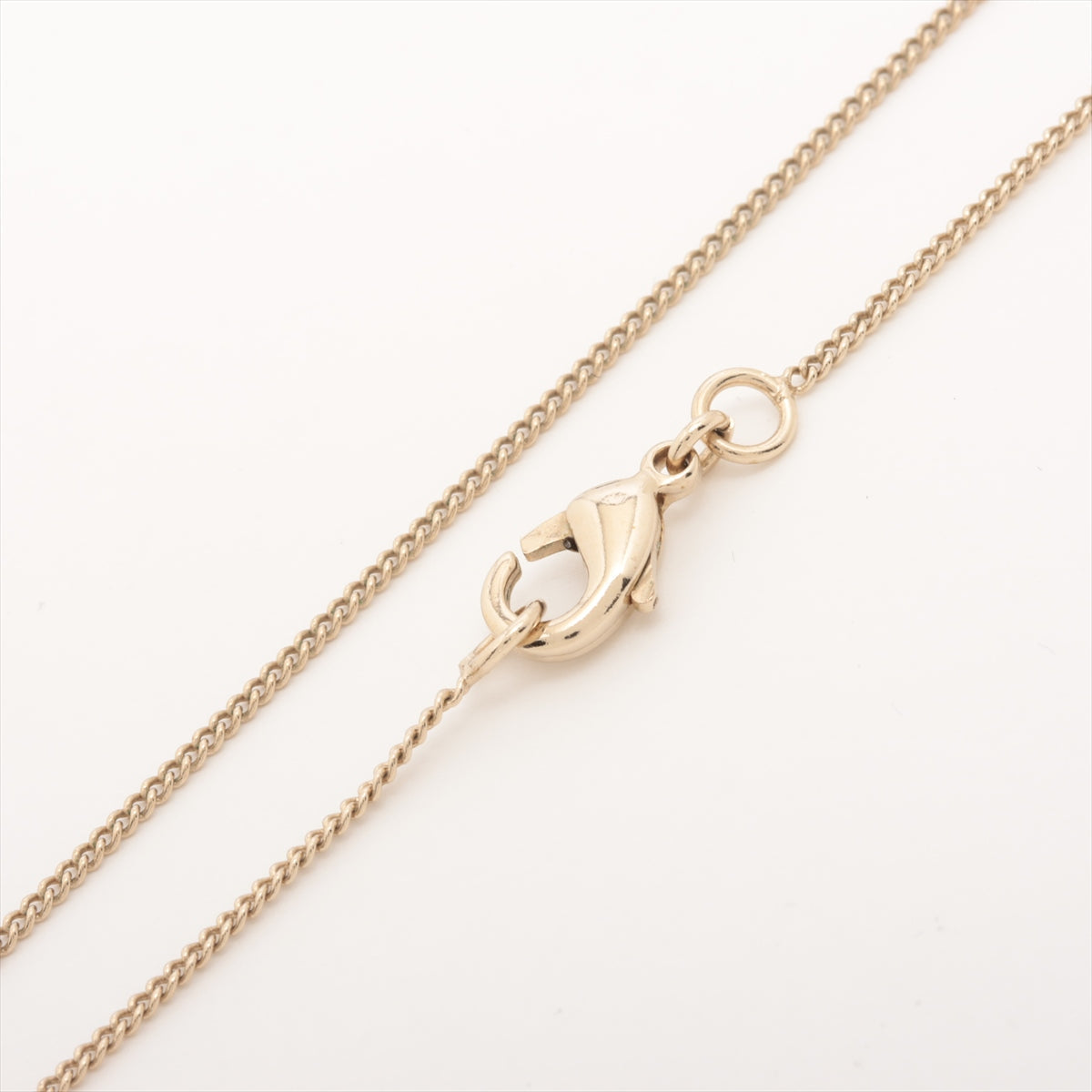 Chanel Coco 08A Necklace GP  Linestone G × Pink Lip Rose Motif