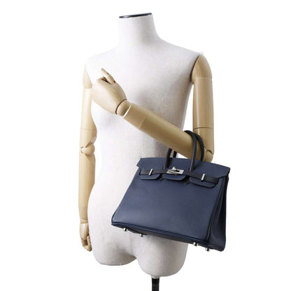 HERMES Birkin tricolor Blue de Prusse/Blue Indigo/Black Epsom Size 25