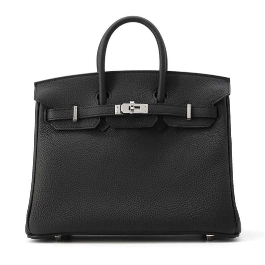 HERMES Birkin Black Togo Leather Size 25