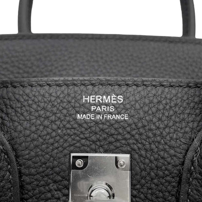 HERMES Birkin Black Togo Leather Size 25