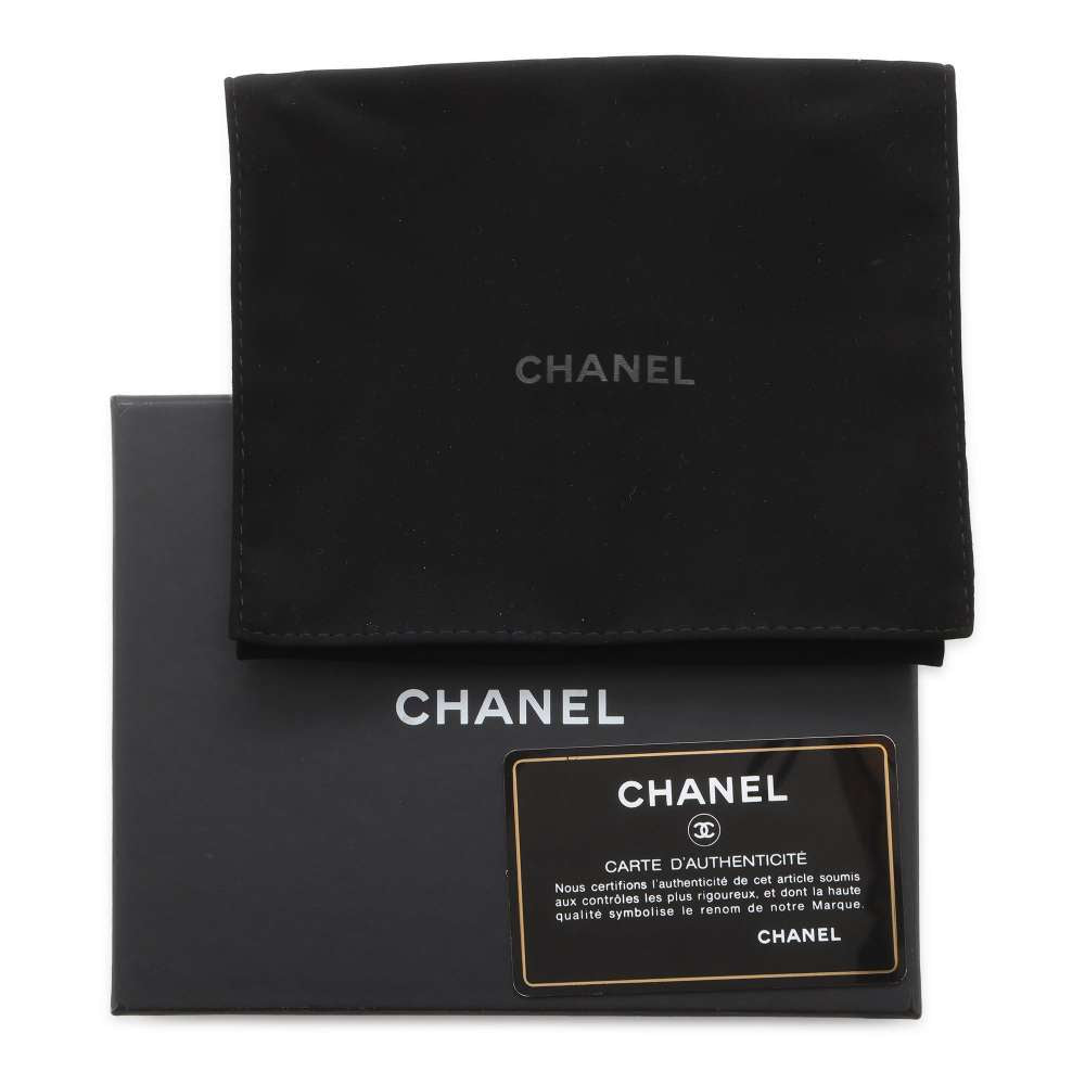 CHANEL 19 Flap Matelasse Mini Chain Wallet Gray AP2409 Lambskin