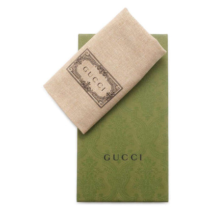 GUCCI Diana Round Zip Long Wallet Ivory 658634 Leather/Bamboo