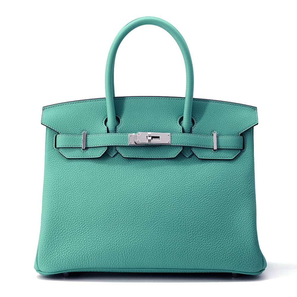 HERMES Birkin Vert Veron Togo Leather Size 30