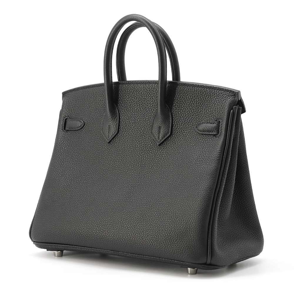 HERMES Birkin Black Togo Leather Size 25