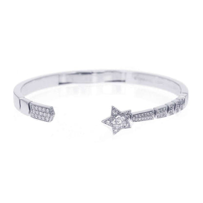 Chanel Comet Collection Bracelet Size S J11491 18K White Gold