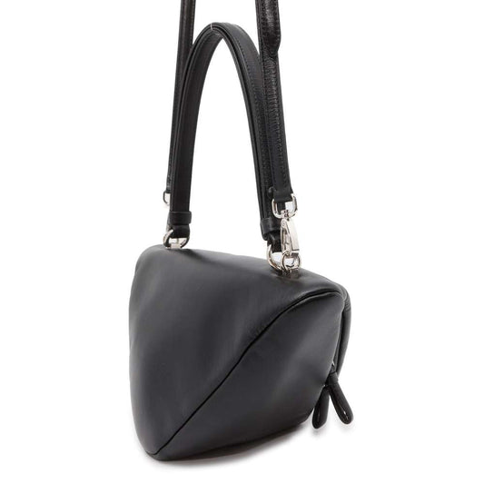 PRADA Triangle 2wayHandbag Black 1BA315 Leather