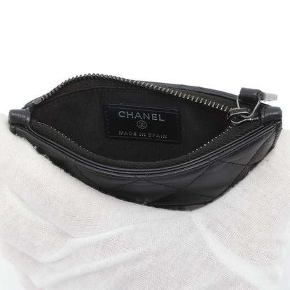 Chanel 2.55 CardCoin purse Black Calf Leather