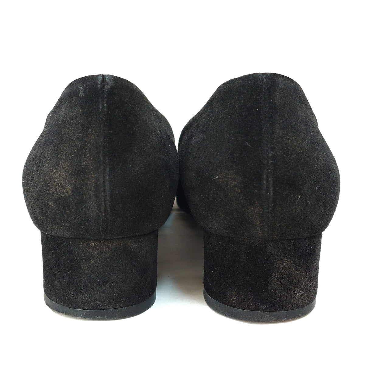 Chanel Black Suede Ballerinas, 36.5