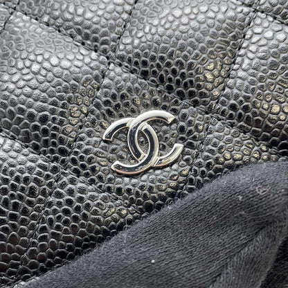 CHANEL Matelasse Classic Chain Wallet Black AP0250 Caviar Leather