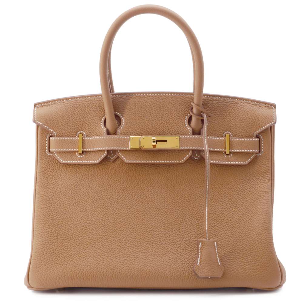 HERMES Birkin Gold Togo Leather Size 30