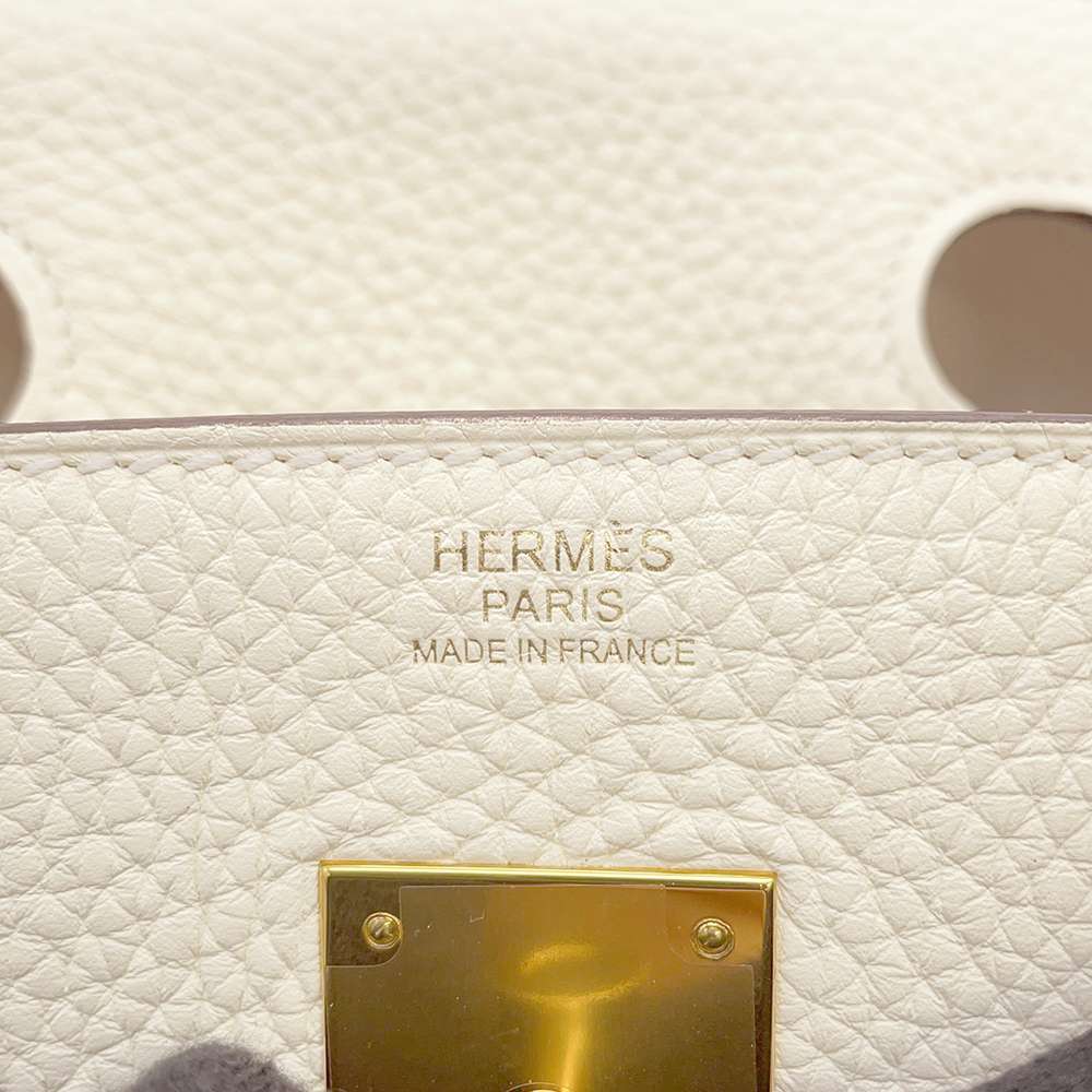 HERMES Birkin Nata Taurillon Clemence Size 30