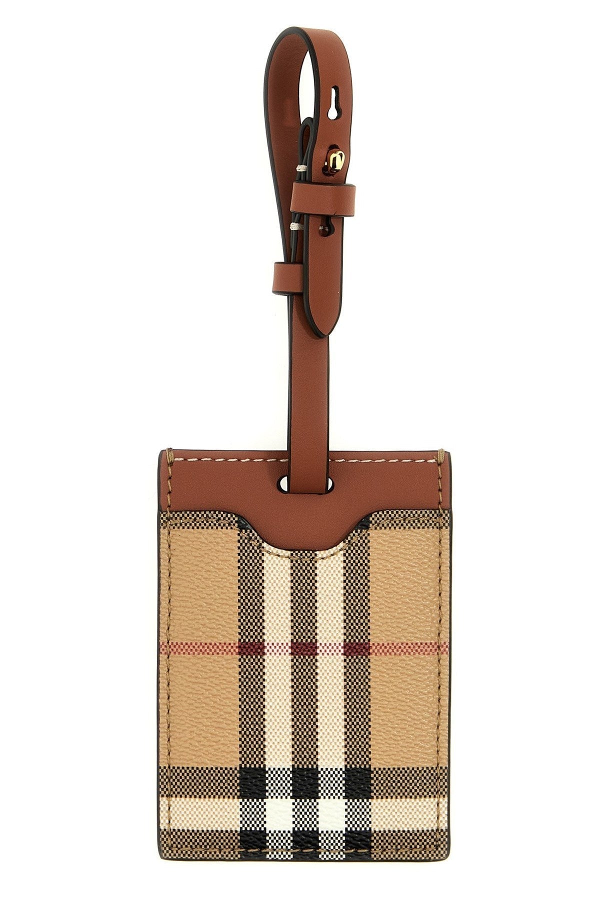 Burberry Women Check Suitcase Tag