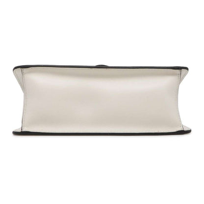 PRADA Saffiano Leather ChainShoulder Bag White 1BD200 Leather