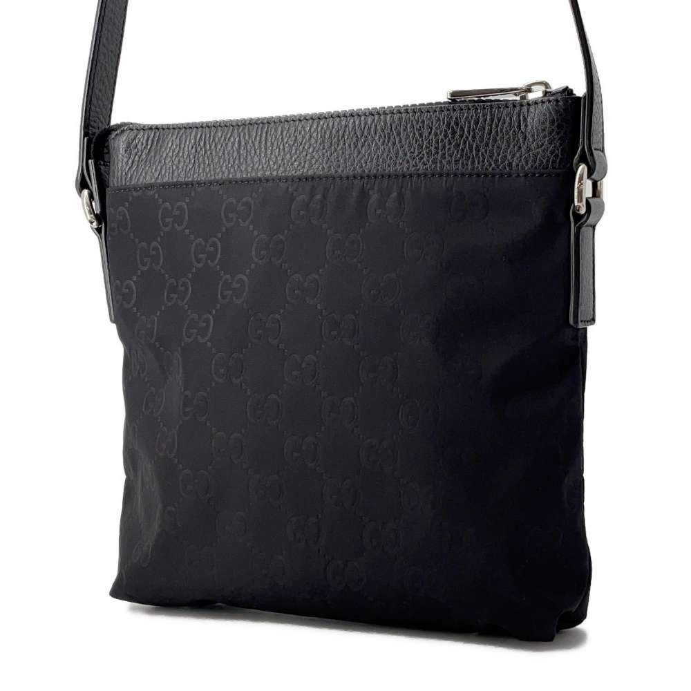 GUCCI GG Shoulder Bag Black 510339 Nylon