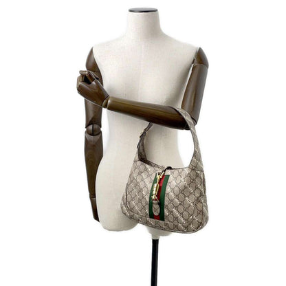 GUCCI Hacker Project Jackie 1961 Shoulder Bag Beige 636706 GG SupremeCanvas