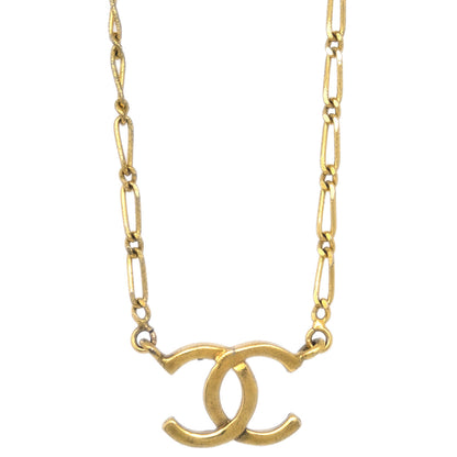 Chanel Bag Chain Pendant Necklace Gold