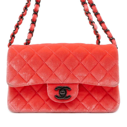 Chanel Matelasse ChainShoulder Bag Pink A69900 Velour