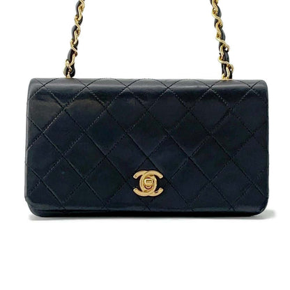 Chanel Mini Matelasse ChainShoulder Bag Black A03571 Lambskin