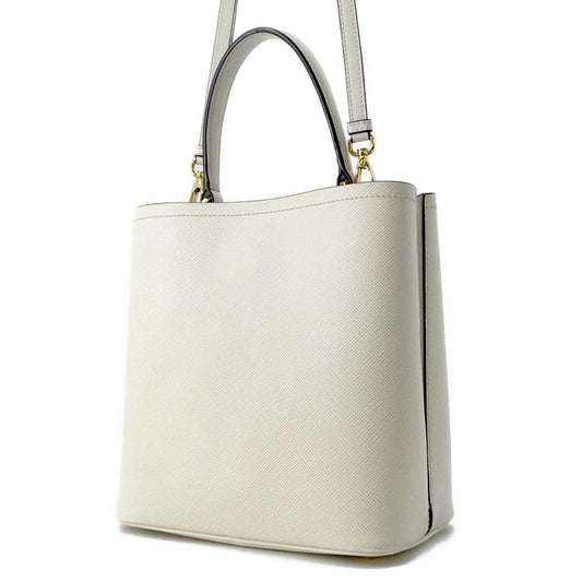 PRADA Panier 2wayShoulder White 1BA212 Leather