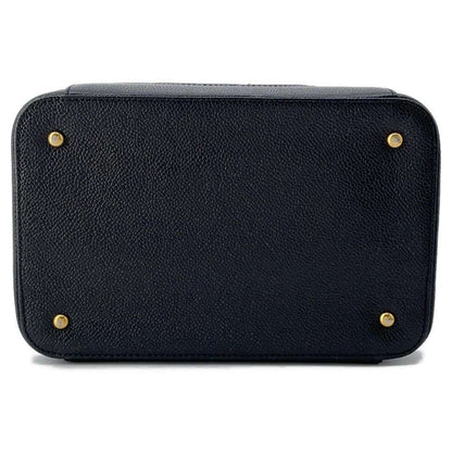 Chanel 2way vanity Black Caviar Leather