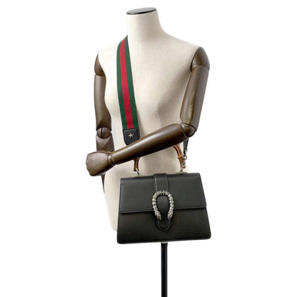 Gucci Dionysus 2WAYBag Black 448075 Leather Size Medium