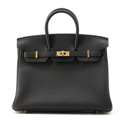 HERMES Birkin Black Togo Leather Size 25