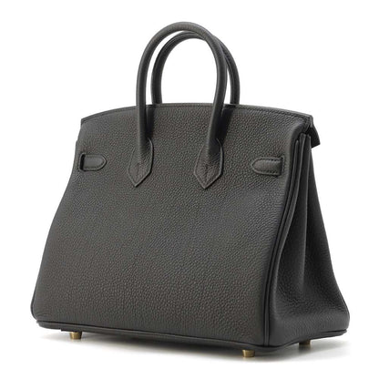 HERMES Birkin Black Togo Leather Size 25