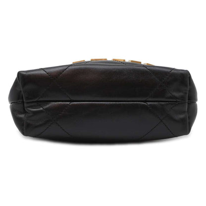 Chanel Chanel 22 ChainHandBag Black AS3980 Shiny Calf Leather Size Mini