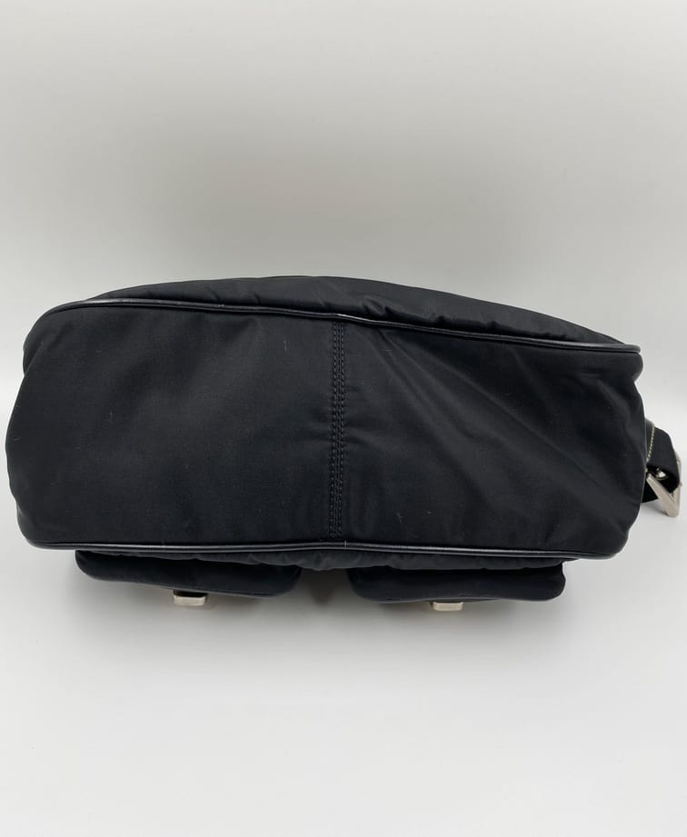 Prada Black Nylon Shoulder Bag