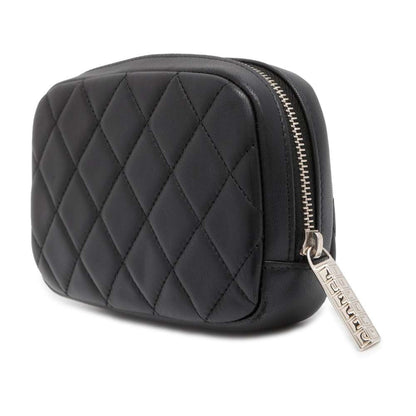 Chanel Matelasse Pouch Black A80909 Lambskin