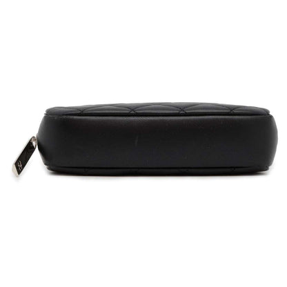 Chanel Matelasse Pouch Black A80909 Lambskin