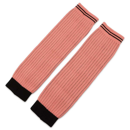 Chanel Logo Border Gaiter Leg Warmers Pink/Black Rayon69% Polyester27% Nylon3% Polyurethane1%