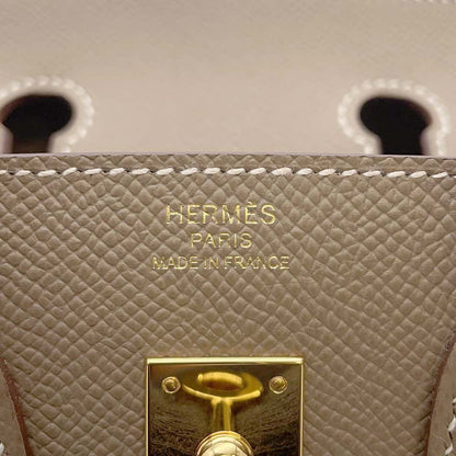 HERMES Birkin Sellier Etoupe Epsom Size 25