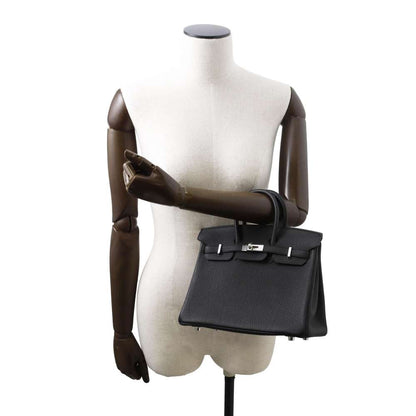 HERMES Birkin Black Togo Leather Size 25